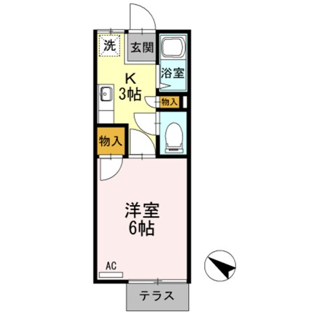 六甲駅 徒歩13分 1階の物件間取画像